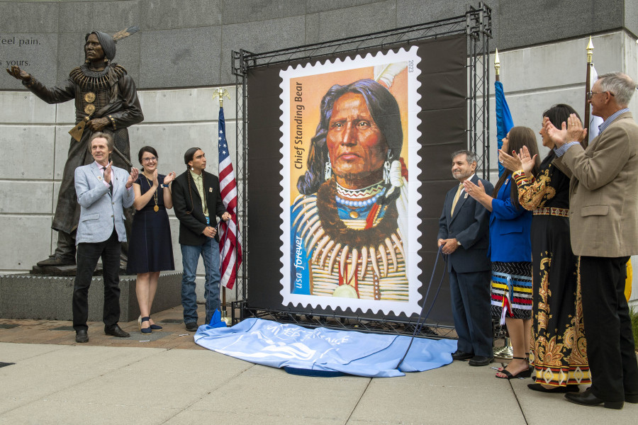 U.S. Postal Service honors civil rights leader, Ponca tribe Chief Standing  Bear, with stamp - The Columbian