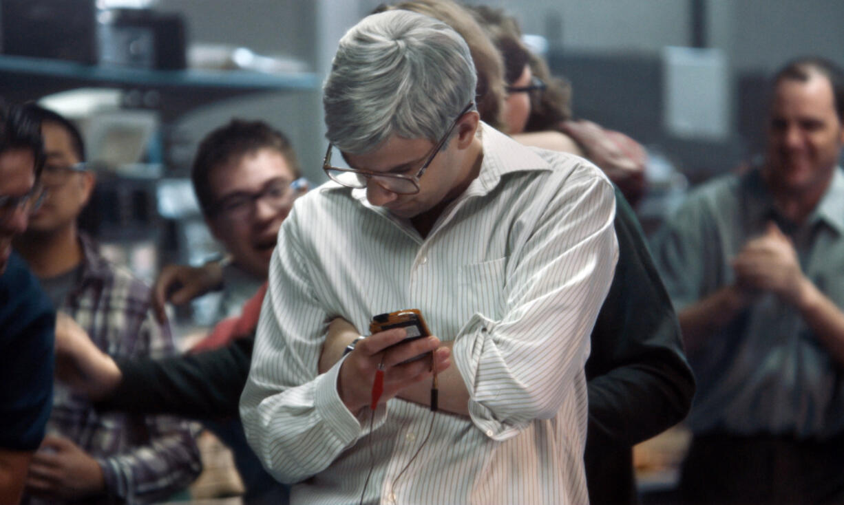 Jay Baruchel as Mike Lazaridis in "BlackBerry." (IFC Films)