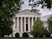 The U.S. Supreme Court is seen on Capitol Hill in Washington, Tuesday, May 2, 2023. (AP Photo/J.