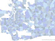 ZIP codes in Washington.