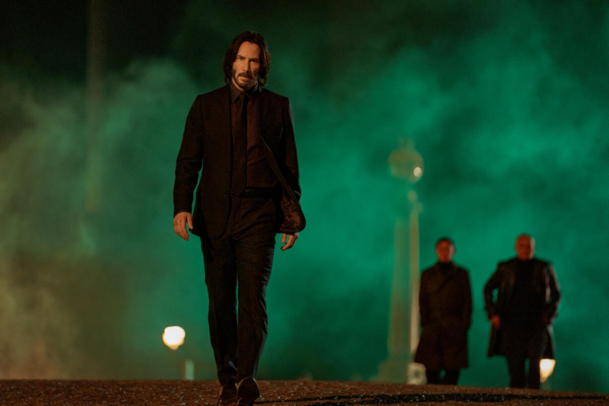 Keanu Reeves as John Wick in "John Wick: Chapter 4." (Murray Close/Lionsgate/TNS)