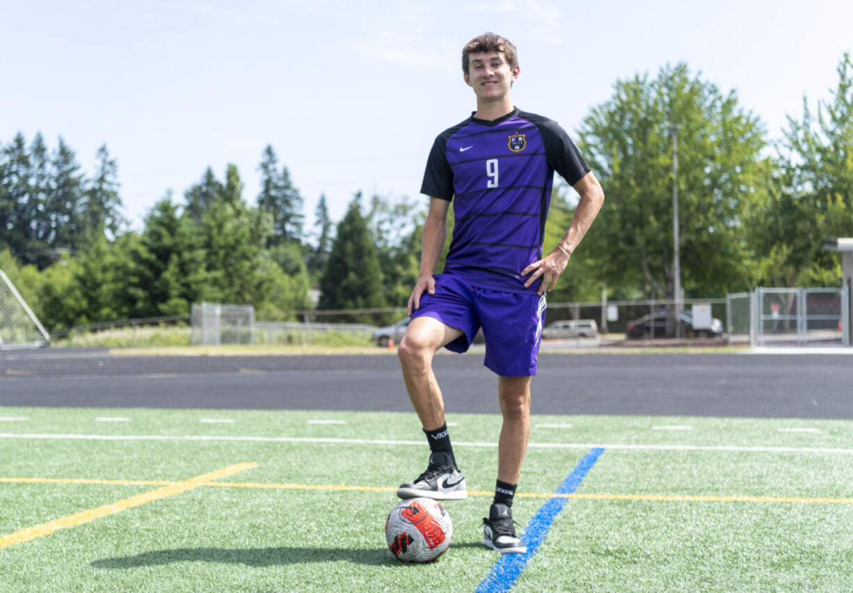 Columbia River senior Alex Harris (Taylor Balkom/The Columbian)