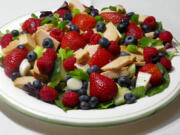 Summer Berry and Turkey Salad.