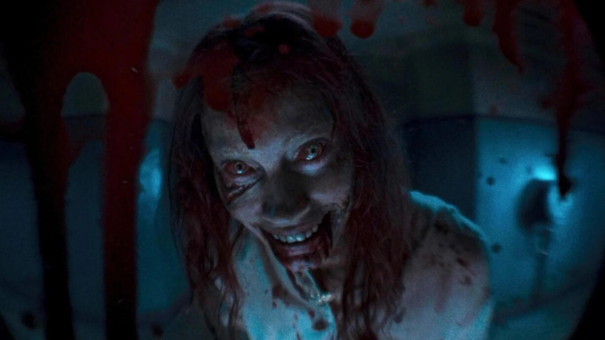 Alyssa Sutherland in "Evil Dead Rise." (Warner Bros./TNS)