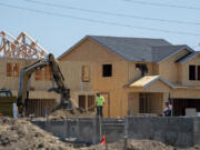 New homes are under construction at Kennedy Farm in Ridgefield.