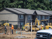 The construction industry in Clark County added 500 jobs in May, contributing to the unusual job growth for the county.