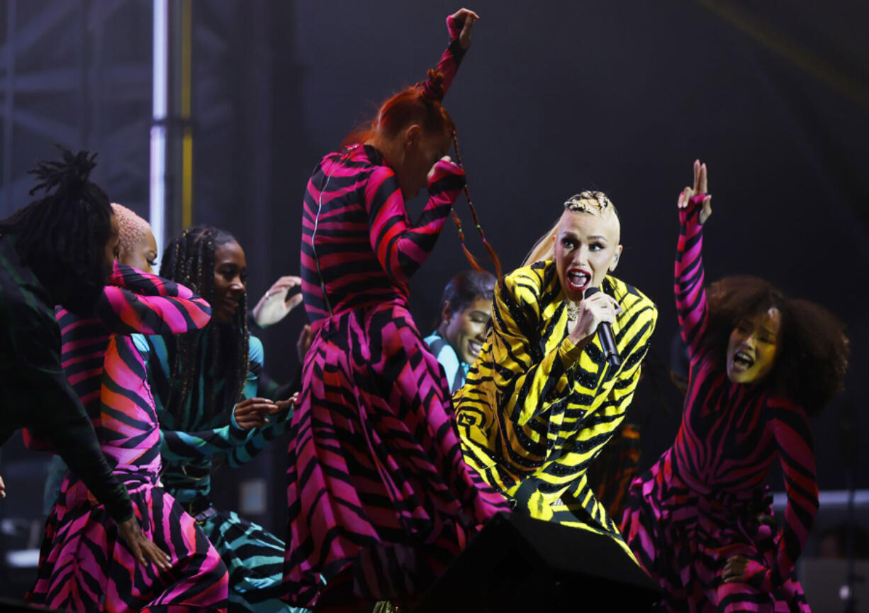 Gwen Stefani performs at the Wonderfront Festival on Nov. 20 in San Diego. (K.C.