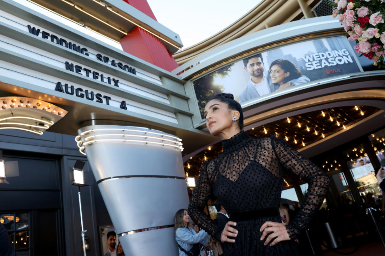 Pallavi Sharda attends Netflix's "Wedding Season" screening at The Bay Theater on Aug. 5 in Pacific Palisades, Calif.