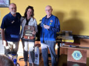 The Salmon Creek Lions Club recently awarded a Melvin Jones Fellowship Award to Colleen Wahto.