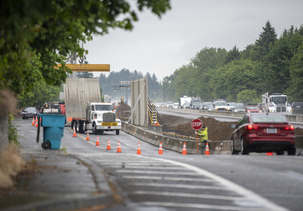 During construction of a third lane on Highway 14, there have been an increased number of collisions and disabled vehicles.