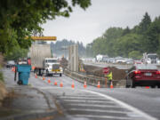 During construction of a third lane on Highway 14, there have been an increased number of collisions and disabled vehicles.