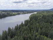 Lacamas Lake stretches into the distance in Camas. Residents worry development coming to the North Shore area could mean environmental damage.