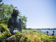 The Ilchee Statue sits along Southeast Columbia Drive in late June. Fourth of July weekend in the northwest will likely be a sunny one.