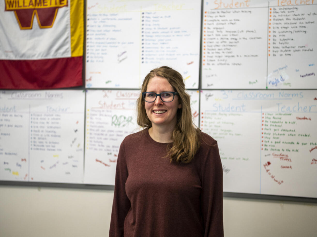 Washougal High School teacher Donna Schatz isn't afraid to pull out the blender or talk about emotions to get lessons across. Her approach has earned her regional Teacher of the Year honors from Educational Service District 112.