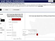 Screen shot from https://doh.wa.gov/data-and-statistical-reports/washington-tracking-network-wtn/opioids/overdose-dashboard