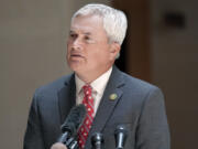 House Oversight and Accountability Committee Chair James Comer, R-Ky., speaks to reporters after he and Rep. Jamie Raskin, D-Md., the ranking member of the House Oversight and Accountability Committee, met with FBI officials to view confidential documents Comer demanded in his investigation of President Joe Biden's family, Monday, June 5, 2023, on Capitol Hill in Washington.