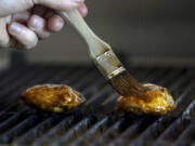 Chef Zach Tyndall prepares Good Meat's cultivated chicken at the Eat Just office in Alameda, Calif., Wednesday, June 14, 2023. The Agriculture Department issued final approvals Wednesday, June 21 to California firms Upside Foods and Good Meat to sell the products, known as "lab grown" or "cultivated" meat.