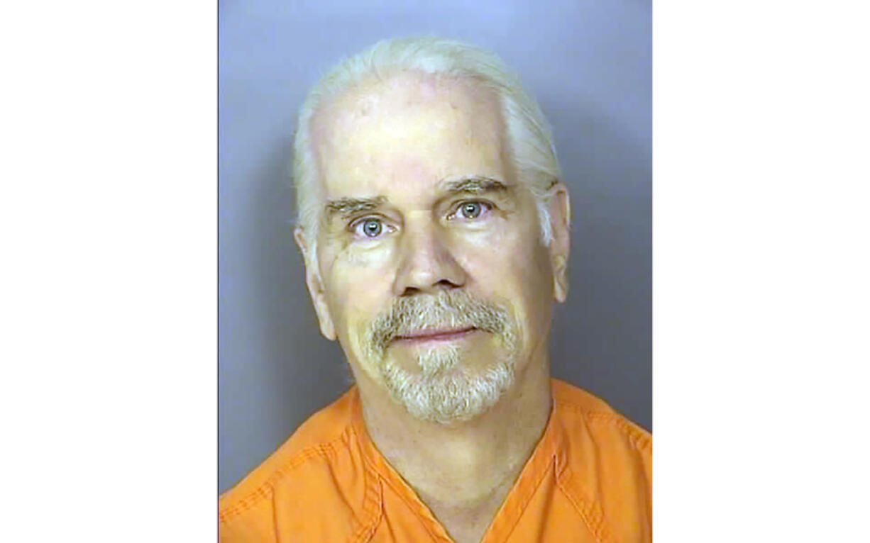 FILE - This image provided by the Horry County Sheriff's Office in Conway, S.C., shows Bhagavan "Doc" Antle,  wild animal trainer featured in the popular Netflix series "Tiger King", who has been convicted of wildlife trafficking in Virginia, the attorney general's office announced Tuesday, June 20, 2023. Antle was accused of illegally buying endangered lion cubs in Frederick County, Va., for display and profit at his South Carolina zoo,.