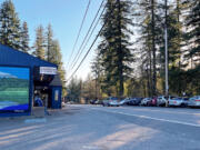 Vehicles park across from the Lakeside Market on state Highway 500 in the Everett Street Corridor, which stretches from the Lake-Everett roundabout to the city of Camas' northern boundary.