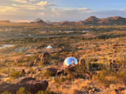 A mirrored dome in West Texas was named the No. 1 glamping spot in the U.S. by a national camping website.