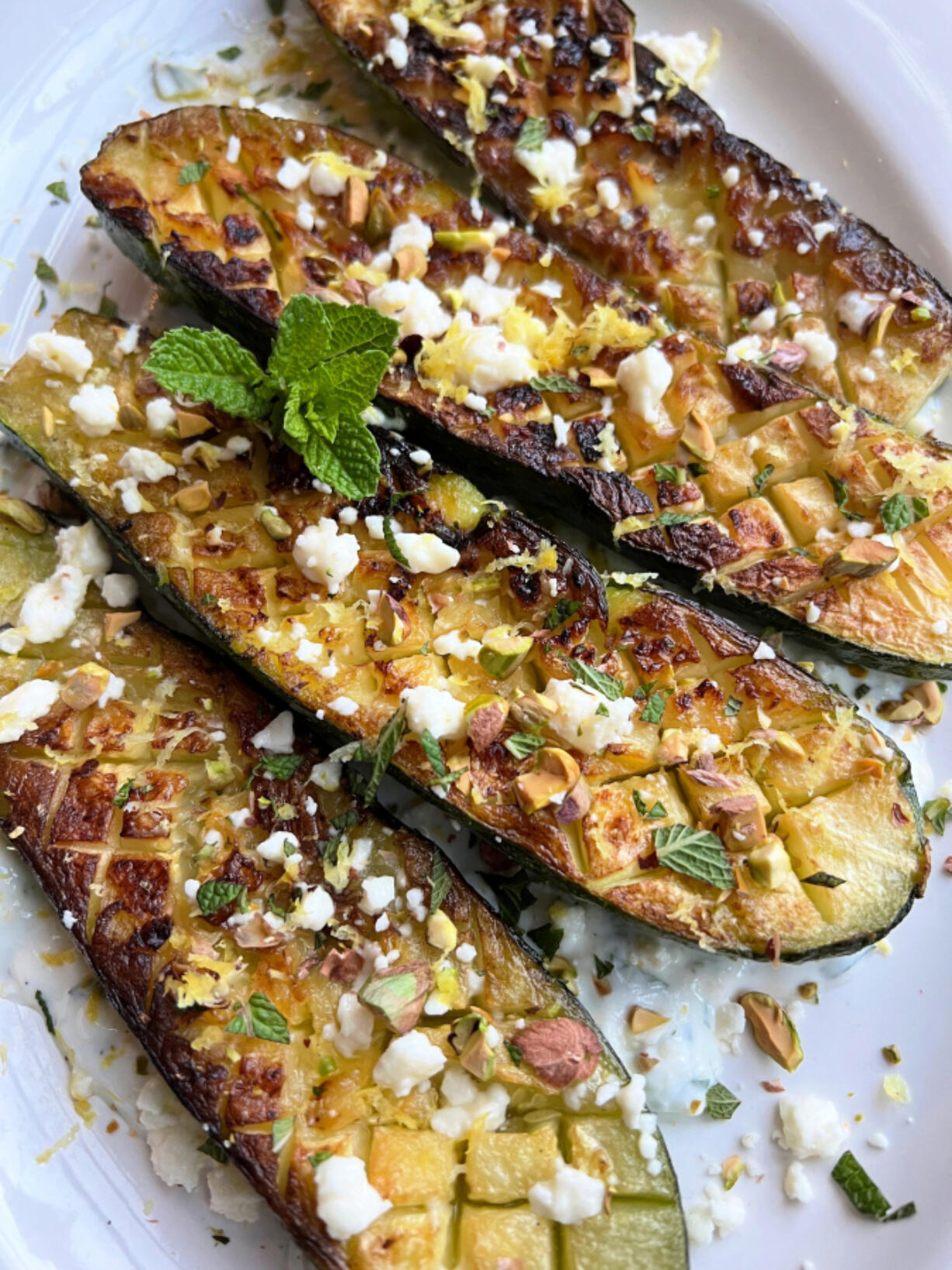 Pan-roasted zucchini (Gretchen McKay/Pittsburgh Post-Gazette)