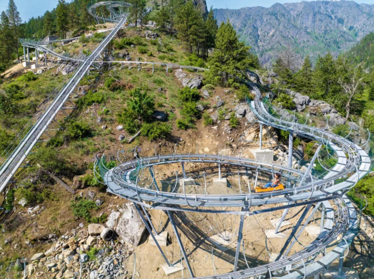 The Leavenworth Adventure Park, about two hours from Seattle, is set at the entrance to Tumwater Canyon, a short walk from the downtown area.