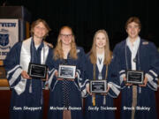 The Skyview Scholarships program awarded scholarships totaling $20,000 to four seniors in support of their college education.