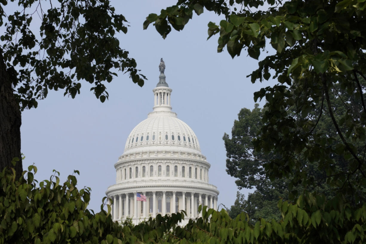 The U.S. Capitol is seen on, Friday, June 30, 2023, on Capitol Hill in Washington.