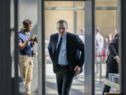 Devon Archer, Hunter Biden's former business partner, passes through the security checkpoint as he arrives on Capitol Hill to give closed-door testimony to the House Oversight Committee in the Republican-led investigations into the son of President Joe Biden, in Washington, Monday, July 31, 2023. (AP Photo/J.