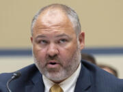 IRS Supervisory Special Agent Gary Shapley, testifies to a House Oversight and Accountability Committee hearing with IRS whistleblowers, Wednesday, July 19, 2023, in Washington.