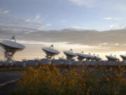 The Very Large Array radio telescope in New Mexico and several other telescopes around the world were used to observe the slow gravitational waves -- faint ripples made by massive black holes -- that are constantly stretching and squeezing everything in the universe ever so slightly.