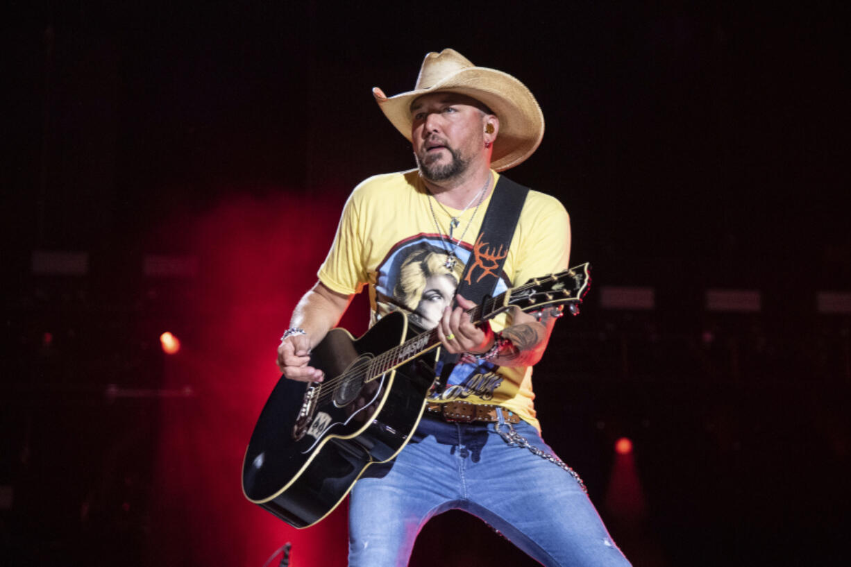 FILE - Jason Aldean performs during CMA Fest 2022 in Nashville, Tenn., on June 9, 2022.