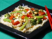 Five-Spice Vegetable Stir-Fry With Peanuts (Linda Gassenheimer/TNS)