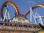 The entrance to Knott's Berry Farm in 2020 in Buena Park, Calif. (Allen J.