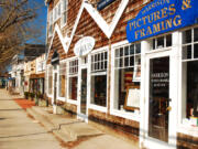 The classic look of East Hampton, one of the many communities that make up the Hamptons on Long Island.