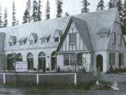 When the Clark County Country Club built a members' clubhouse, many members were dismayed when a beautiful shade tree was removed. The building held a 28-by-48-foot living room looking over the first fairways. West of this room was a 16-by-30-foot dining room and a kitchen. Both rooms were connected and could be used together for parties. Frequent gatherings at the clubhouse included member potlucks, dances and political speeches.