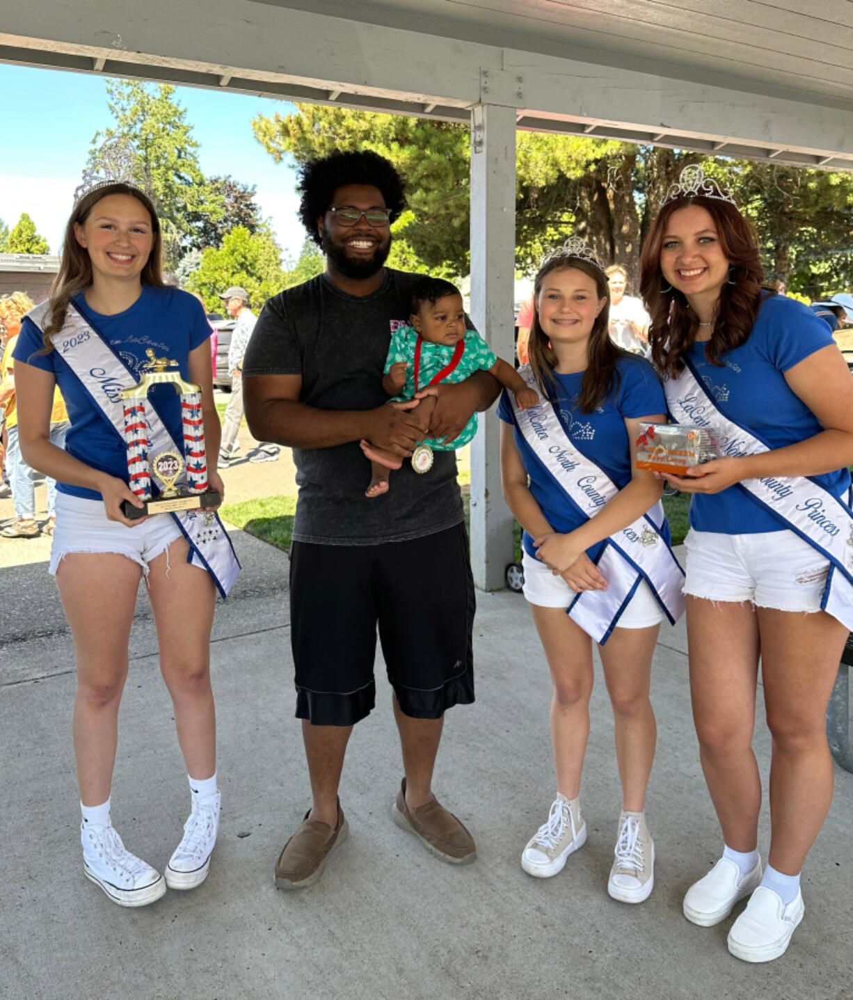 The Grand Champion Baby of this year's La Center Beautiful Baby Contest was Amir Jabo Young Johnigan, 6 months old, child of Jabo Johnigan and Israel Young.