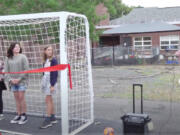 The Hough Elementary community has a new place to get its soccer fix. Students, staff and families dedicated a new futsal court on campus earlier this week and just in time for the start of the new school year.