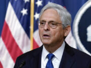 Attorney General Merrick Garland speaks at the Department of Justice, Friday, Aug. 11, 2023, in Washington. Garland announced Friday he is appointing a special counsel in the Hunter Biden probe, deepening the investigation of the president's son ahead of the 2024 election.