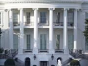 FILE - The White House is shown, Oct. 5, 2020, in Washington.  The Biden administration says White House counsel Stuart Delery will leave the Biden administration next month after a nearly three-year run advising President Joe Biden.  (AP Photo/J.