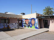 The Drumbeat Indian Arts headquarters, where a small group of grassroots advocates work to help Native Americans cut off from their Medicaid money amid investigations into widespread fraudulent billing, is shown Monday, July 31, 2023, in Phoenix. (AP Photo/Ross D.