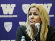 University of Washington Athletic Director Jennifer Cohen is being hired as Southern California's athletic director after seven years in the same post at UW according to a person with knowledge of the decision. (AP Photo/Ted S.