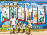 "Greetings From Austin" is one of Austin's most iconic murals.