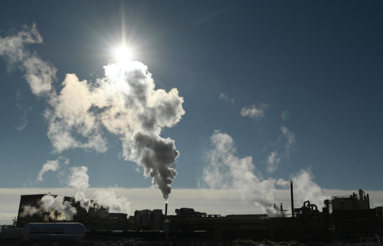 Cargill's beef processing facility outside Fort Morgan, Colo., operates on Oct. 31, 2017.