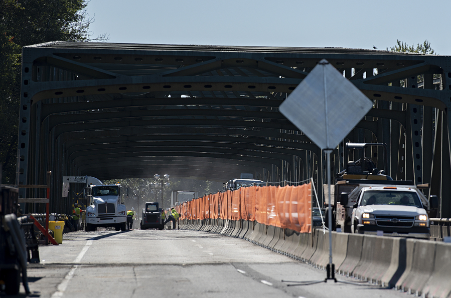 Once the repairs are complete on the Lewis River Bridge, a weight restriction will be lifted and freight truck drivers will no longer be required to move to the center lane when crossing the bridge.