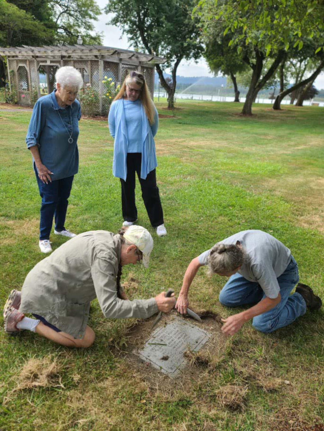 Community Garden Club of Camas-Washougal member Susan Tripp recently formed a new dedicated Garden Club team that will continue the club's important history of service in Parker's Landing Historical Park.