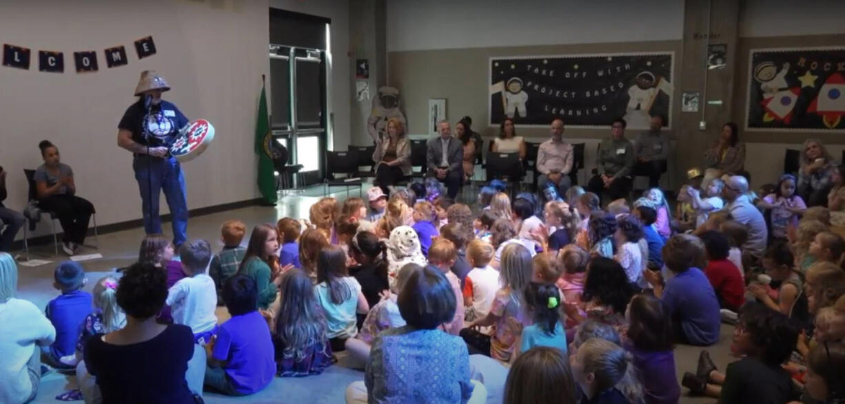 Vancouver Innovation, Technology, and Arts Elementary School is now open to students and an Indigenous dedication of the building and land was held Sept.