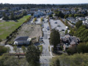 The Guru Nanak Sikh Gurdwara Sahib is seen in Surrey, British Columbia, on Monday, Sept. 18, 2023, where temple president Hardeep Singh Nijjar was gunned down in his vehicle while leaving the temple parking lot in June.