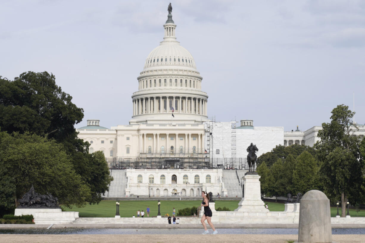 The U.S. Capitol is seen, Wednesday, Aug 30, 2023, in Washington.