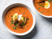 Andalusian Tomato and Bread Soup is Spain's "other" cold soup.